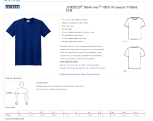 Sport Tee Shirt: White Only